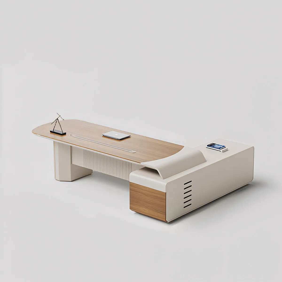 Simple Modern Office High-Grade Light Luxury Fashion President Table