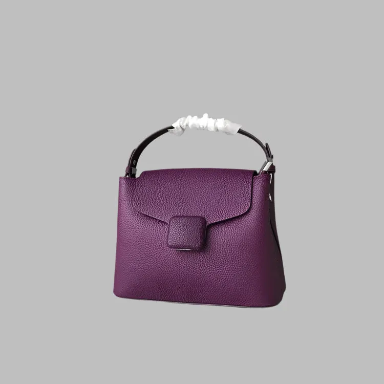Soft Genuine Leather Flap Casual Strap Crossbody Totes Handbag Bag