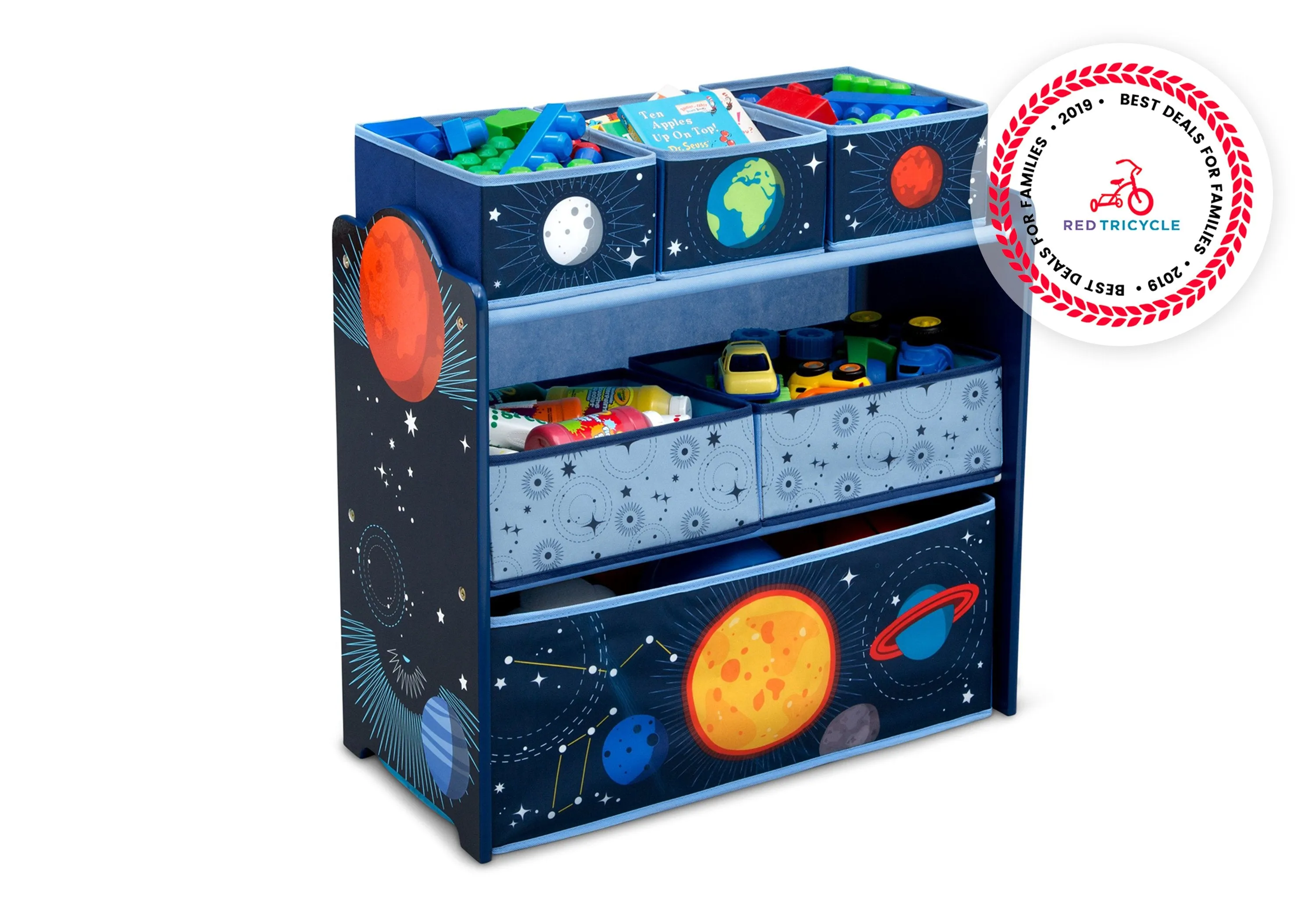 Space Adventures Design and Store Toy Organizer