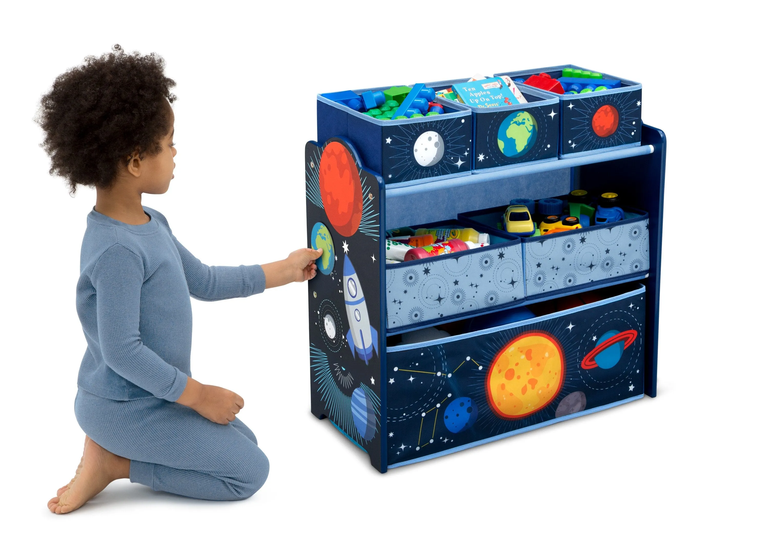 Space Adventures Design and Store Toy Organizer