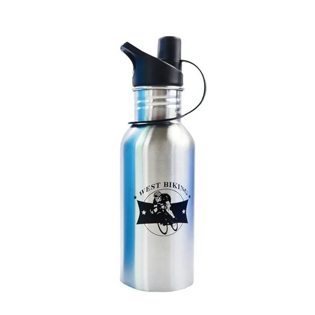 Sports Travel Drinkware Kettle Stainless Steel MTB Bicycle Riding Garrafa Mountain Bike Cycling Water Drink Bottle