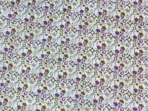 Spring Flower- Poly/Cotton Print
