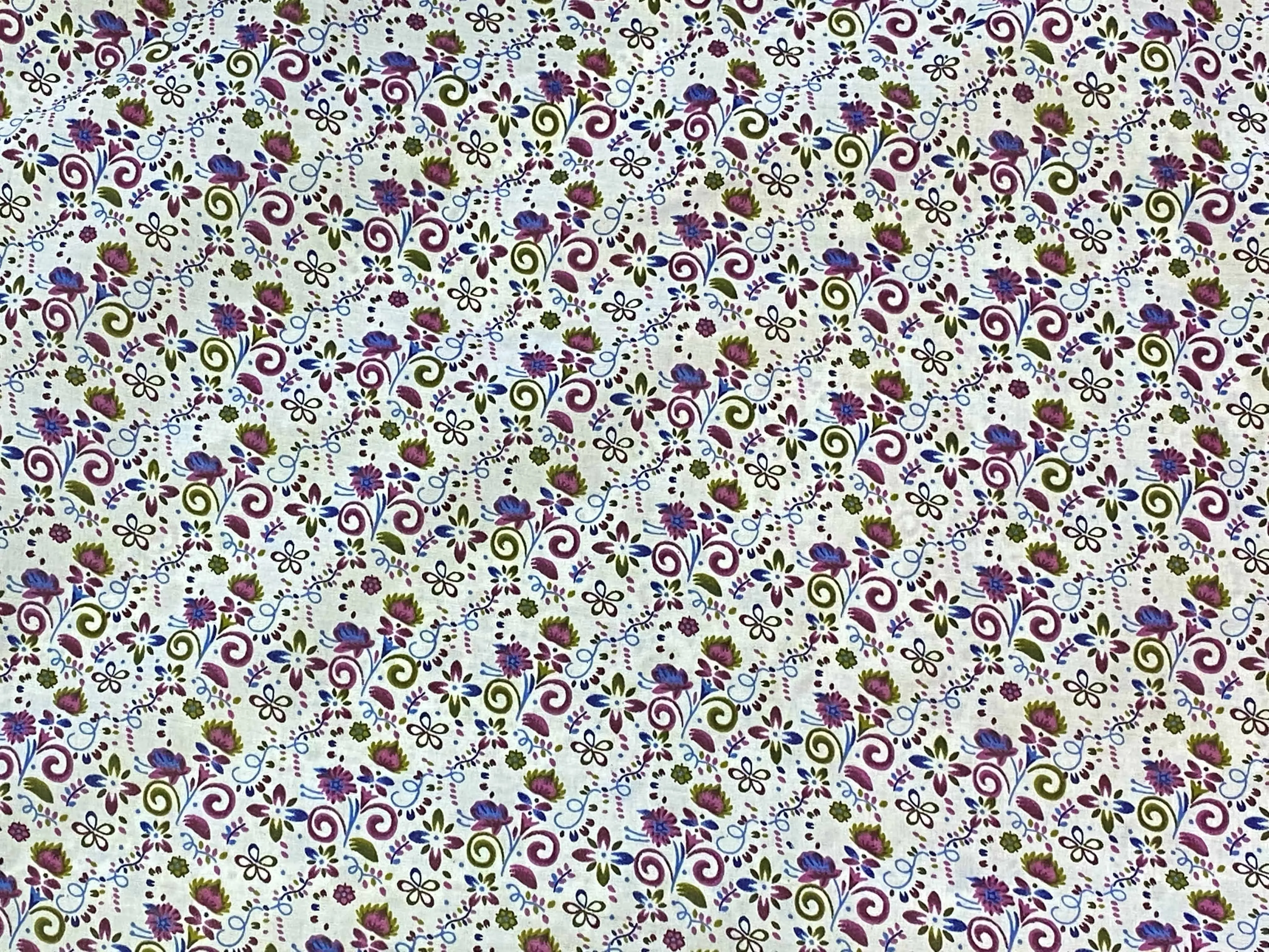 Spring Flower- Poly/Cotton Print