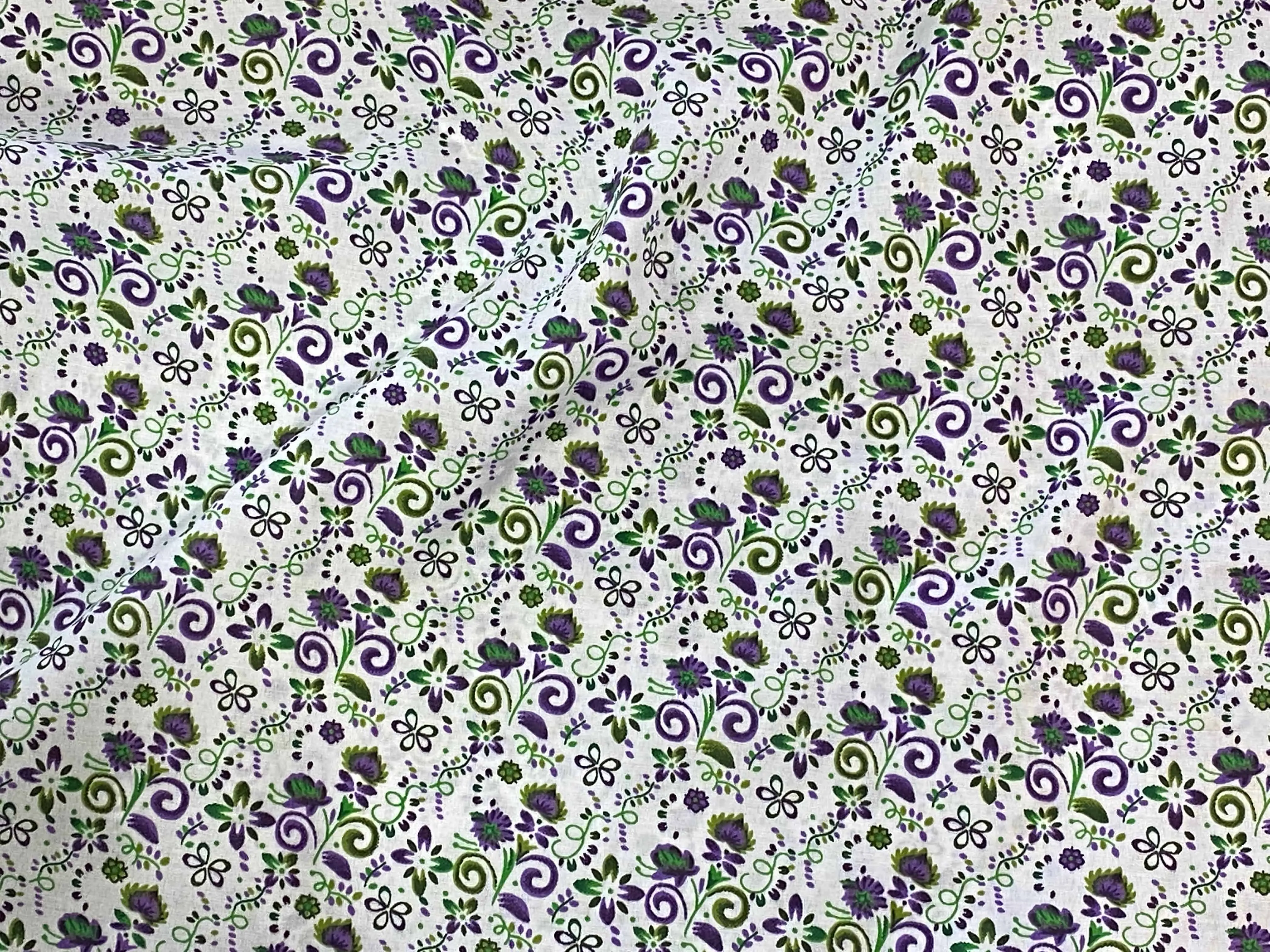 Spring Flower- Poly/Cotton Print