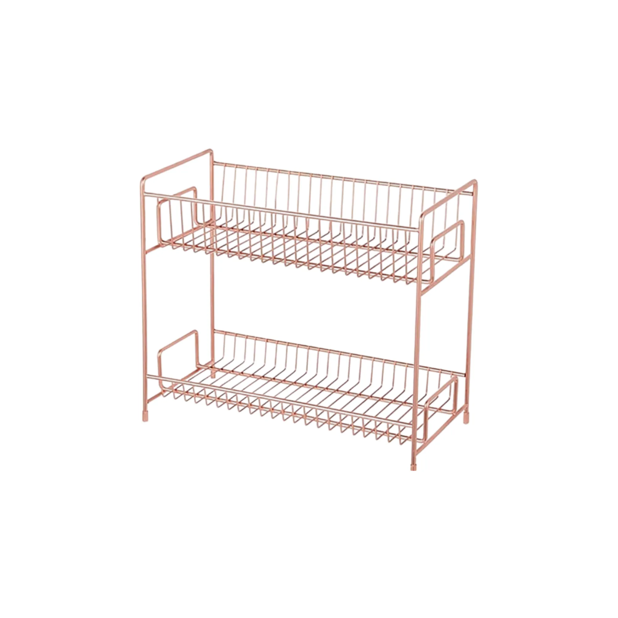 Stainless Steel 2 Layer Kitchen Storage Organizer/ Bathroom Rack