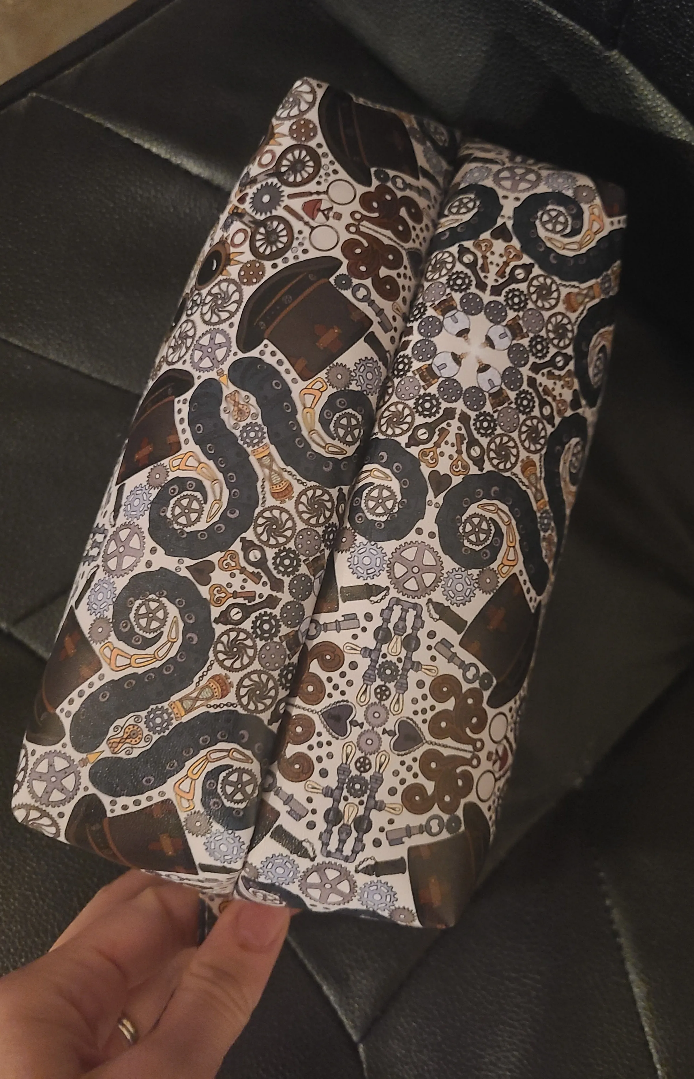 Steampunk Vinyl Boxy Bag
