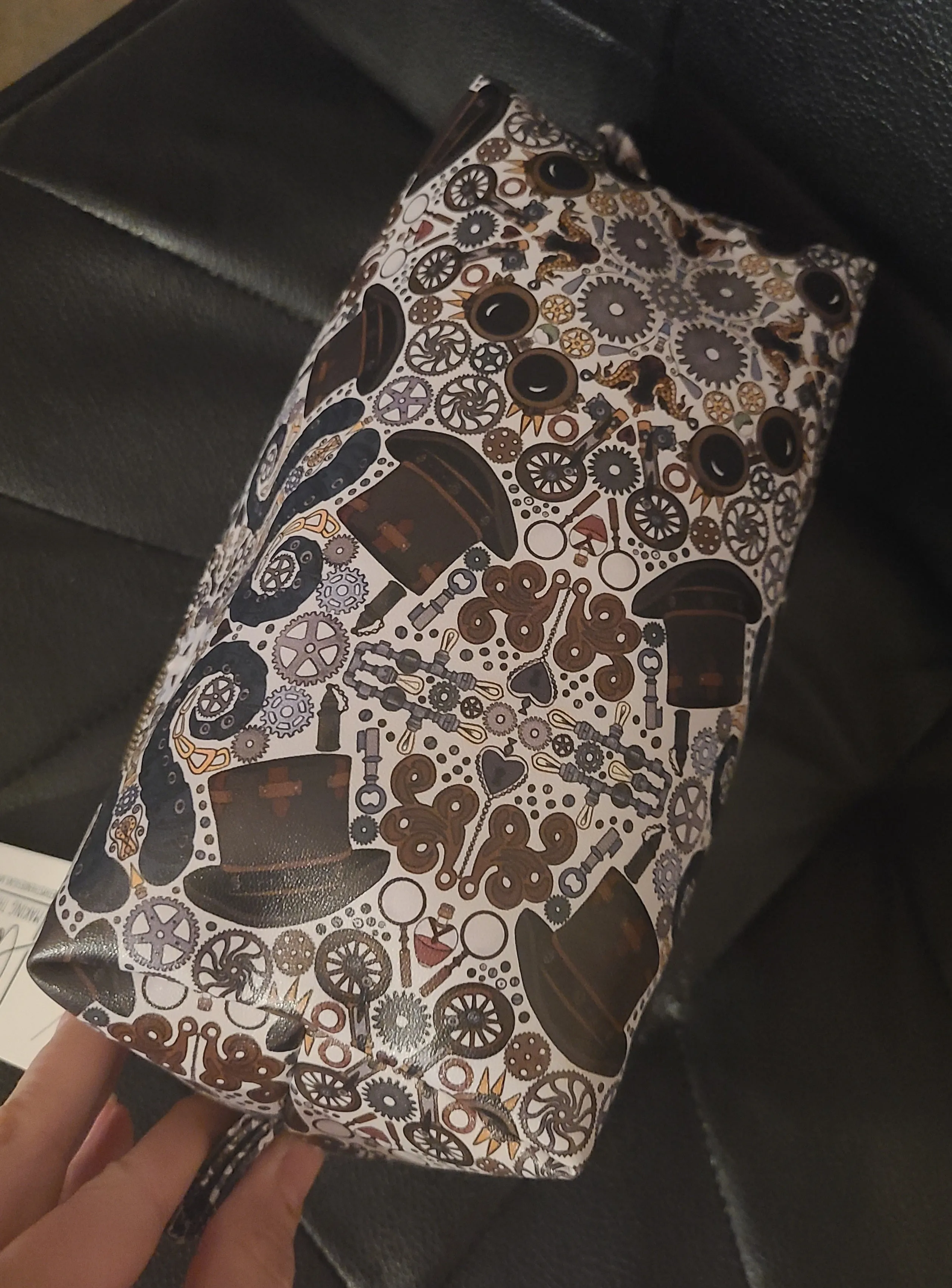 Steampunk Vinyl Boxy Bag