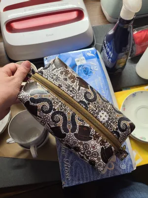 Steampunk Vinyl Boxy Bag