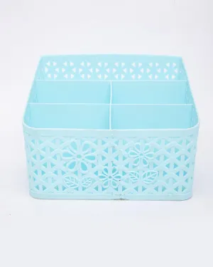 Storage Basket, Organiser, for Home, Blue, Plastic