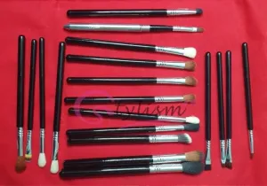 Stylism's Eyes PRO Brushes Set (19 piece Brush collection with bag)