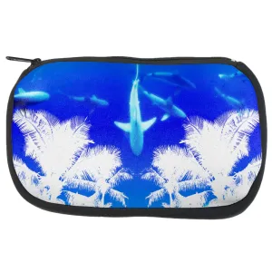 Summer Shark Beach Party Makeup Bag