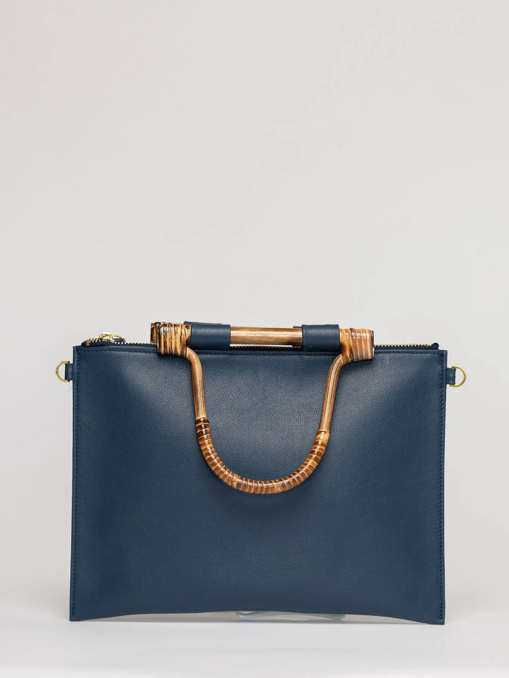 The Bamboo Clutch   Crossbody | Navy