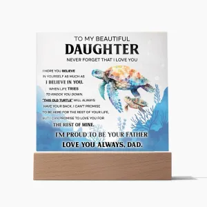 To My Beautiful Daughter