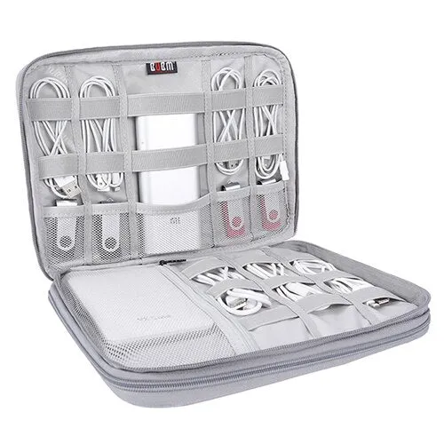 Travel Cable Cord Bag Accessories Gadget Gear Storage Cases for Various USB, Phone, Charger & Cable