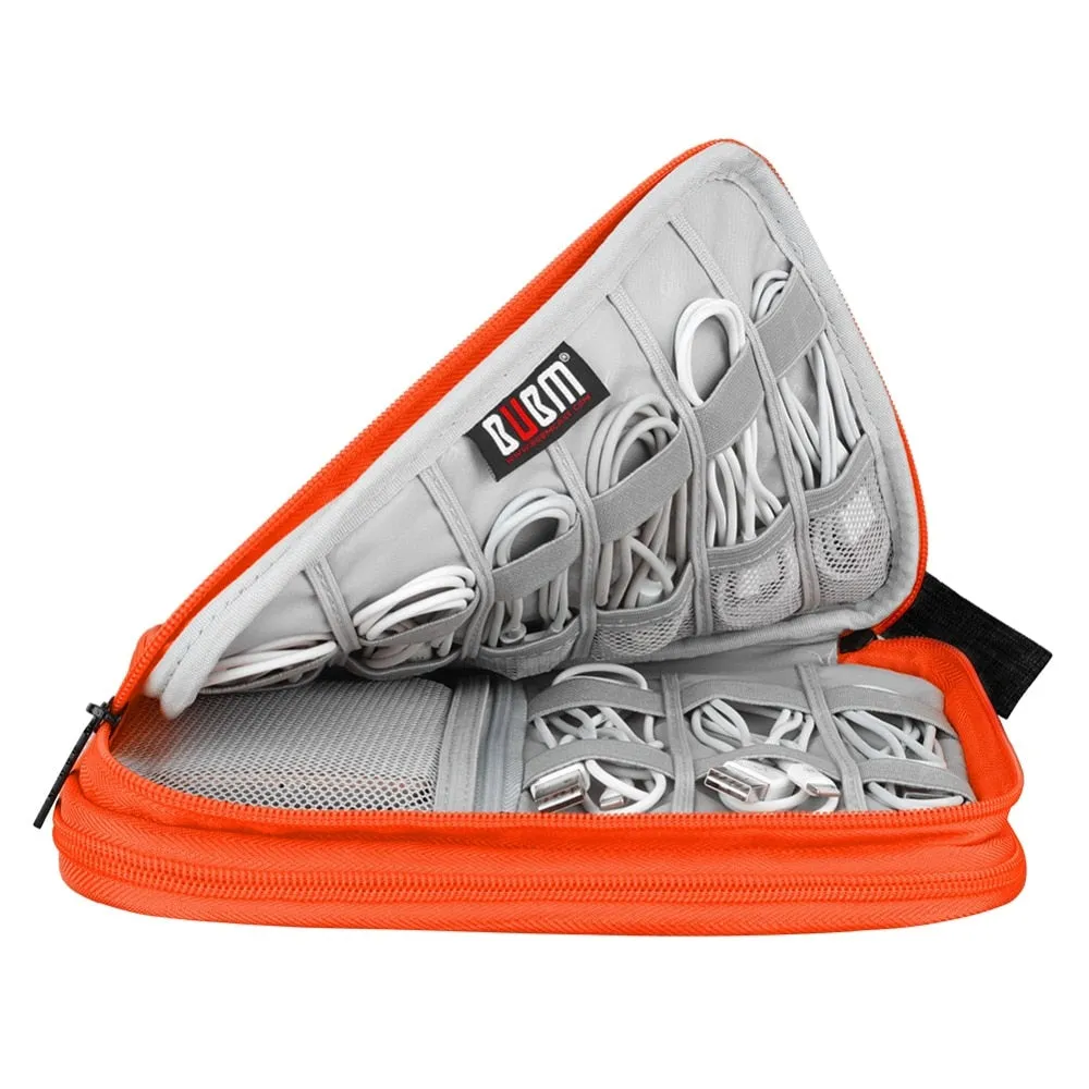Travel Cable Cord Bag Accessories Gadget Gear Storage Cases for Various USB, Phone, Charger & Cable