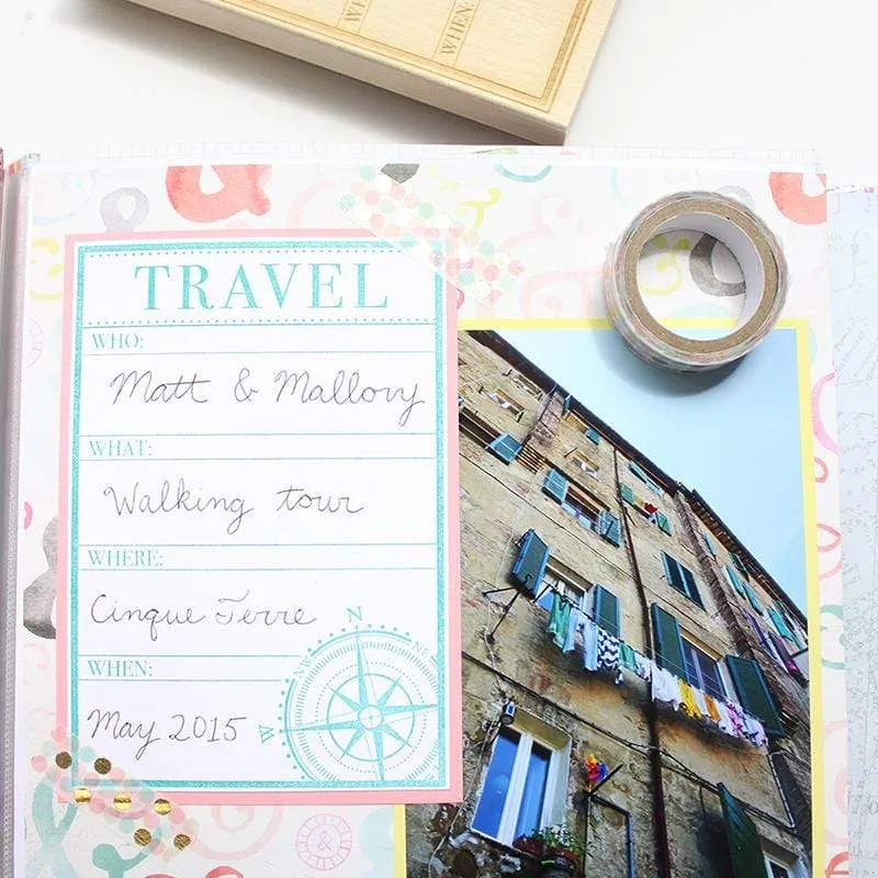 Travel Details Stamp
