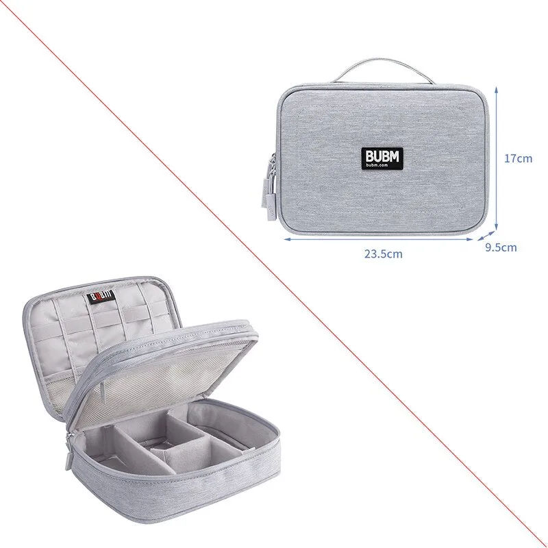 Travel Digital Organizer Pouch Cable Digital Storage Bags USB Gadgets Wires Charger Bag Case