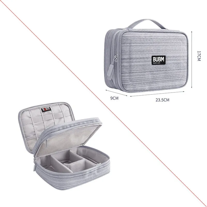 Travel Digital Organizer Pouch Cable Digital Storage Bags USB Gadgets Wires Charger Bag Case