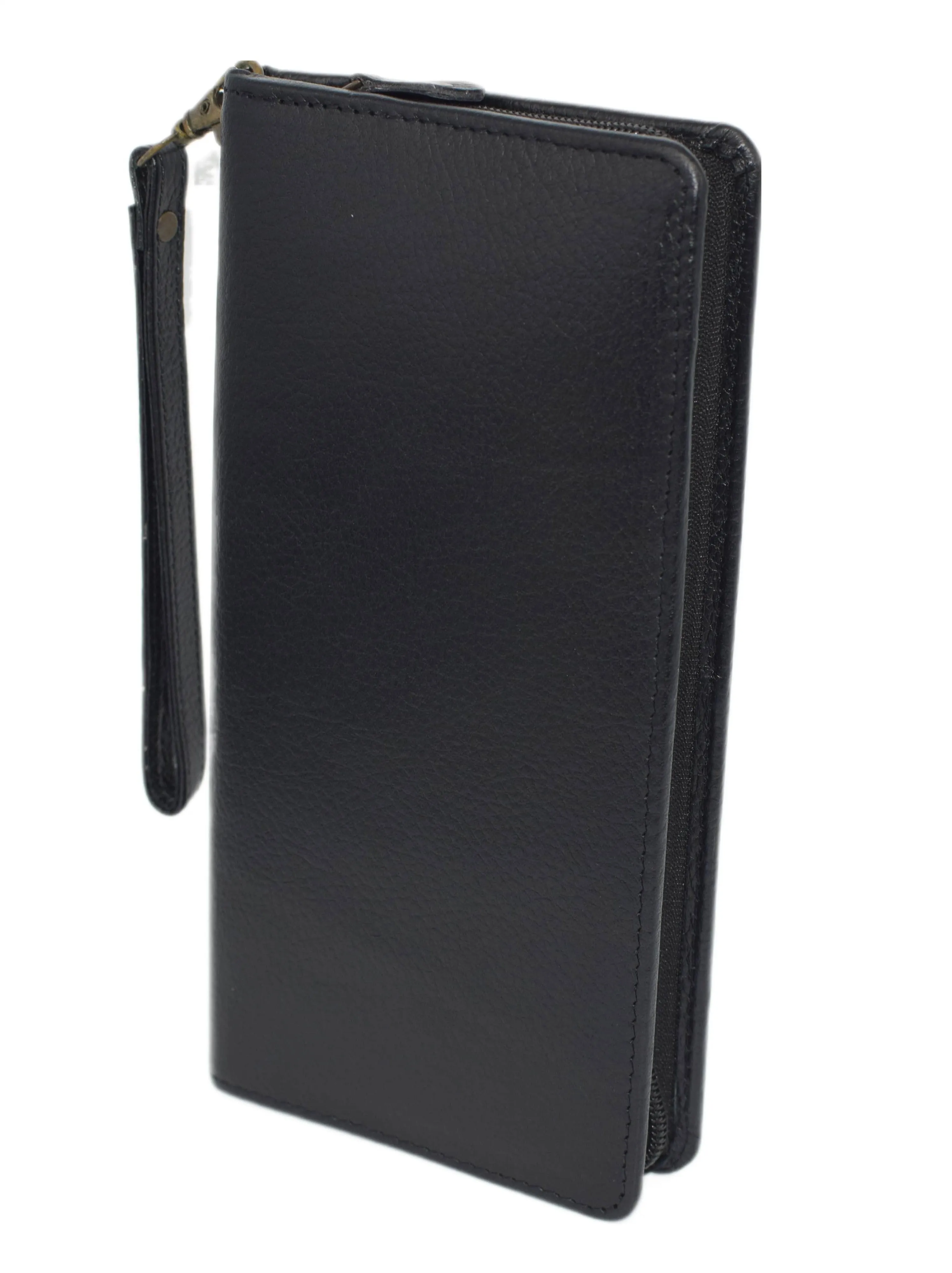 Travel Document Organizer with AirTag Holder - RFID Blocking Passport Wallet Case Family Holder ID Wristlet Wallet RFID640563HAT