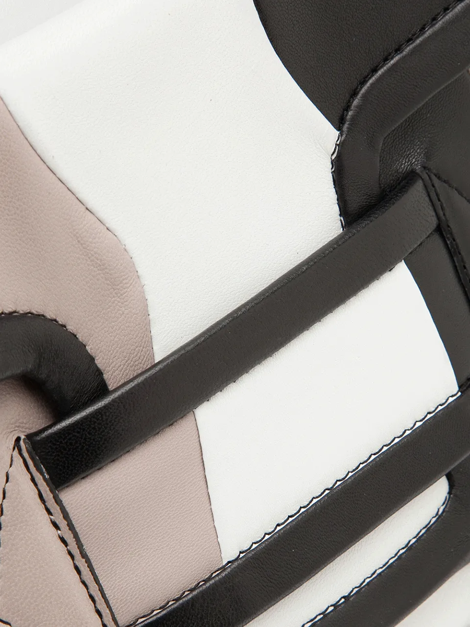 Tricolor Front Flap Bag