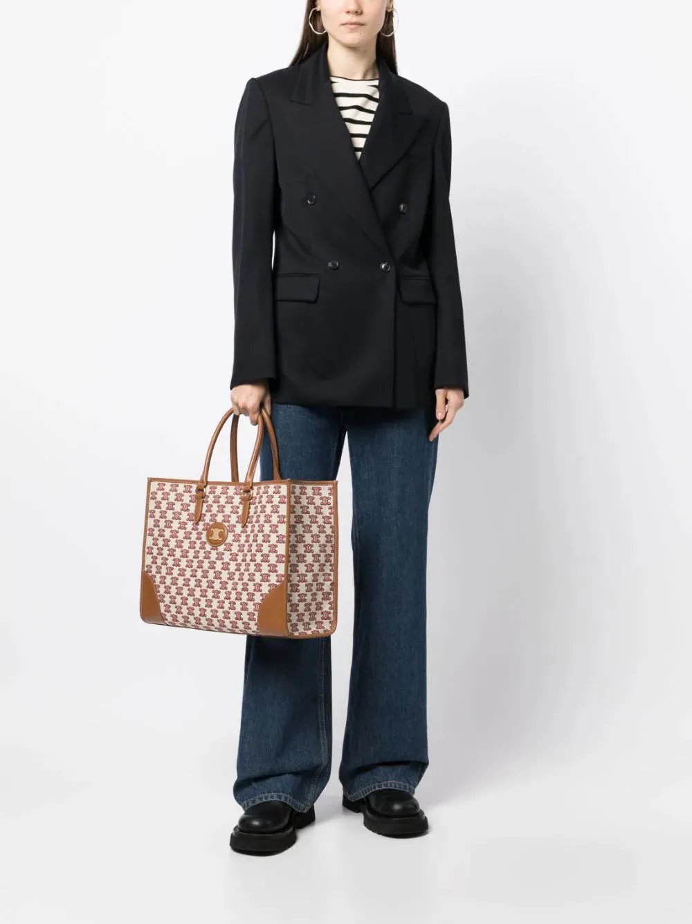 Triomphe Horizontal Cabas Tote Bag