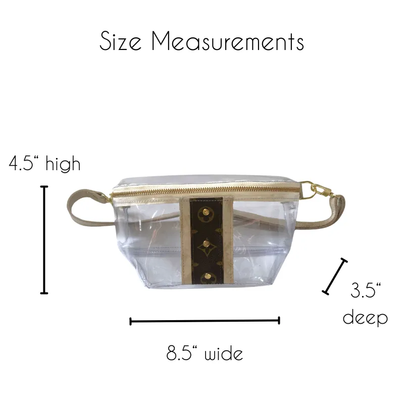 Upcycled LV Clear Belt Bag | Britt VinylVoque