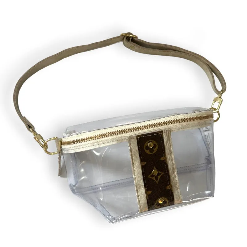Upcycled LV Clear Belt Bag | Britt VinylVoque
