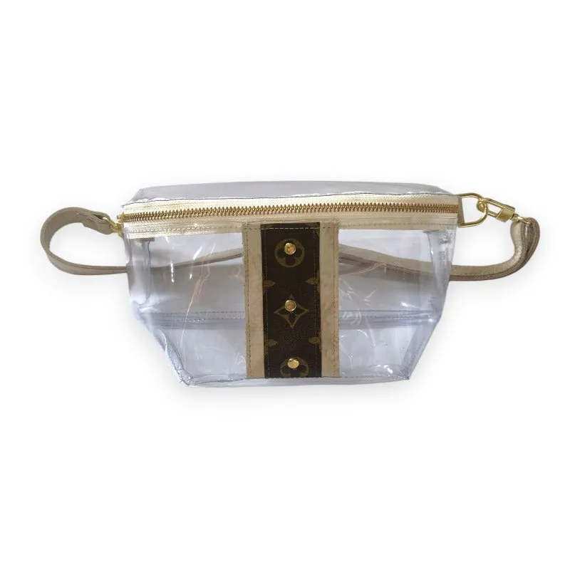Upcycled LV Clear Belt Bag | Britt VinylVoque