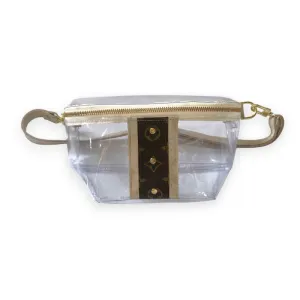 Upcycled LV Clear Belt Bag | Britt VinylVoque