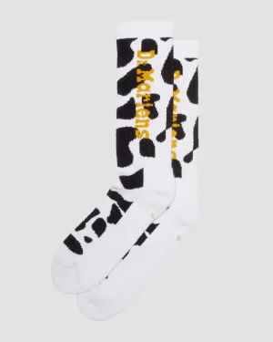 Vertical Logo Cotton Blend Socks