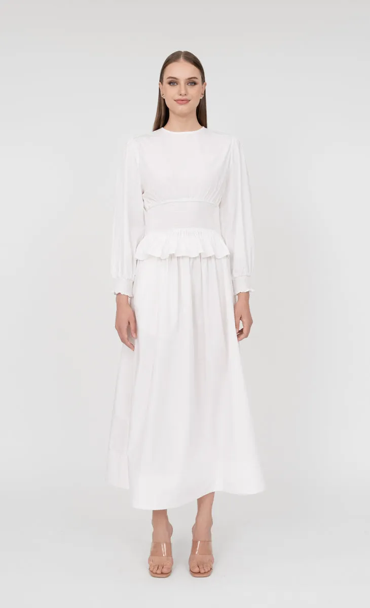 Victoria Top in Lucent White