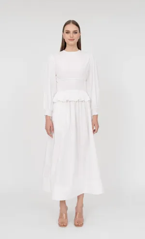Victoria Top in Lucent White