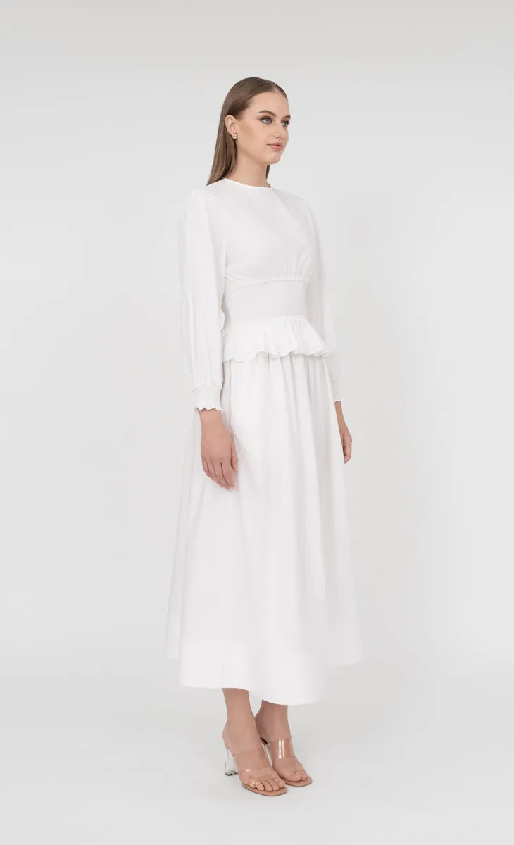 Victoria Top in Lucent White