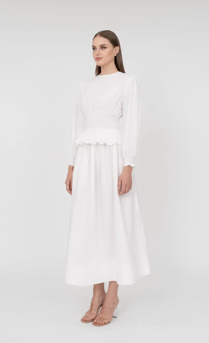 Victoria Top in Lucent White