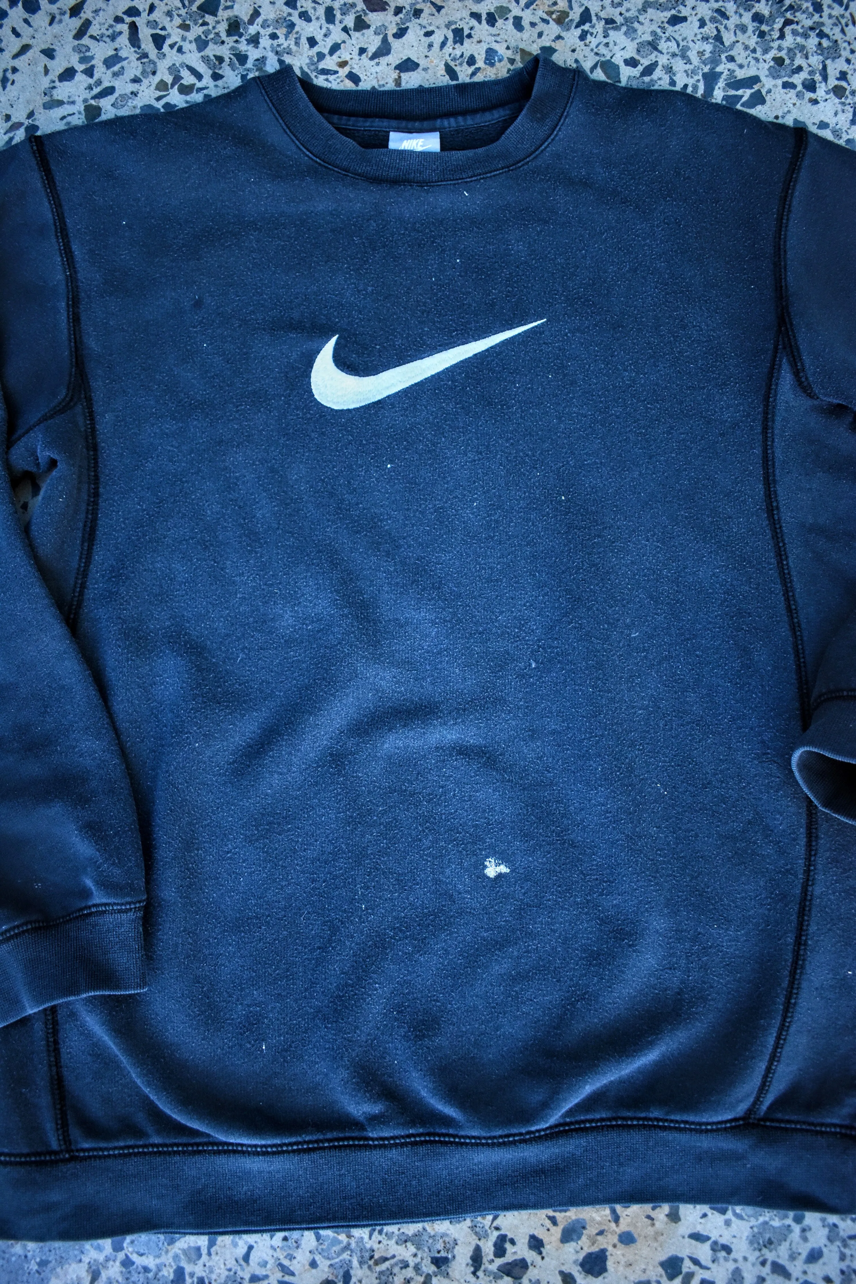 Vintage Nike Embroidered Swoosh Sweatshirt Small