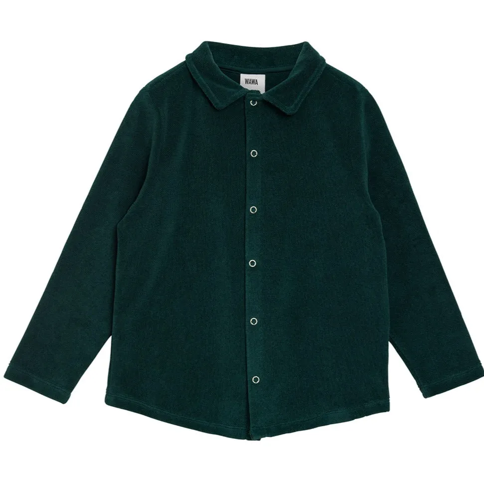 WANG SHIRT⎜BOTTLE GREEN