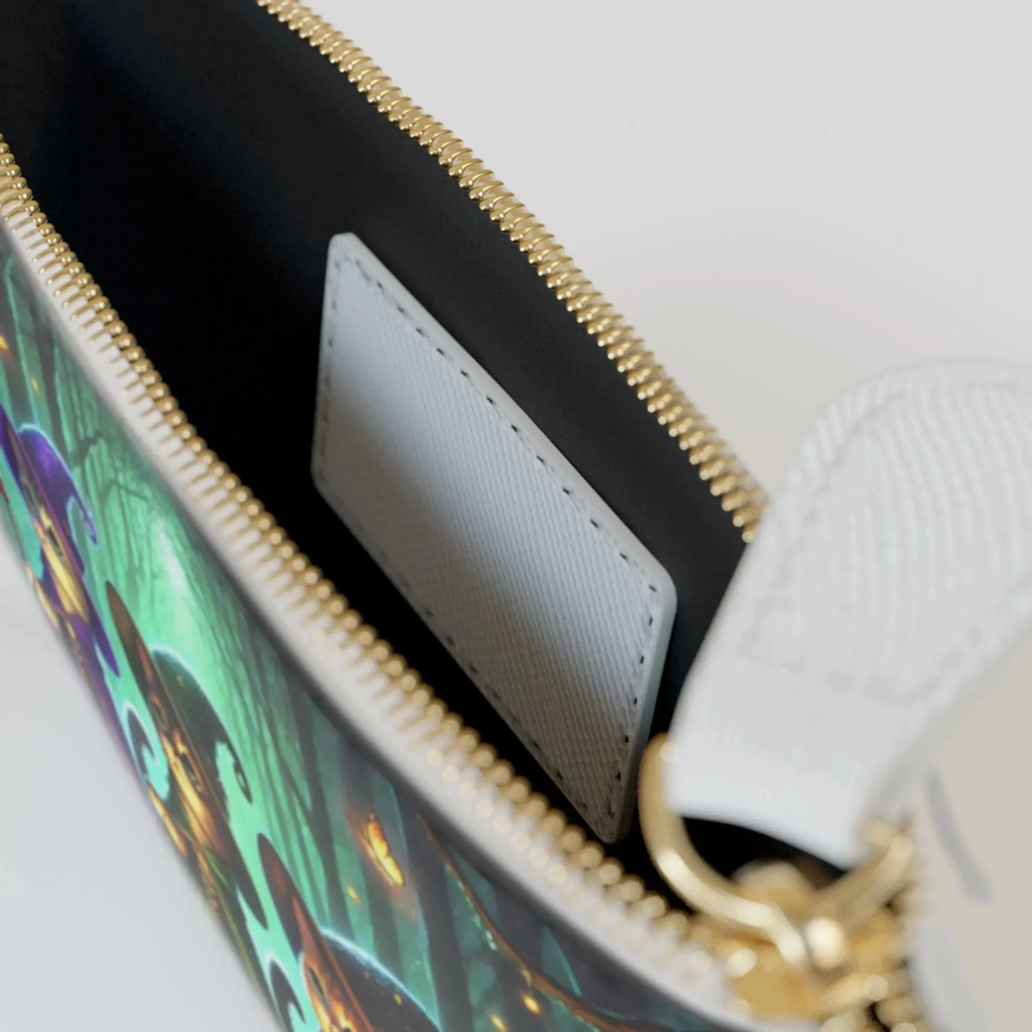 Witchy Cat  -  Mini Clutch Bag - Halloween Accessory