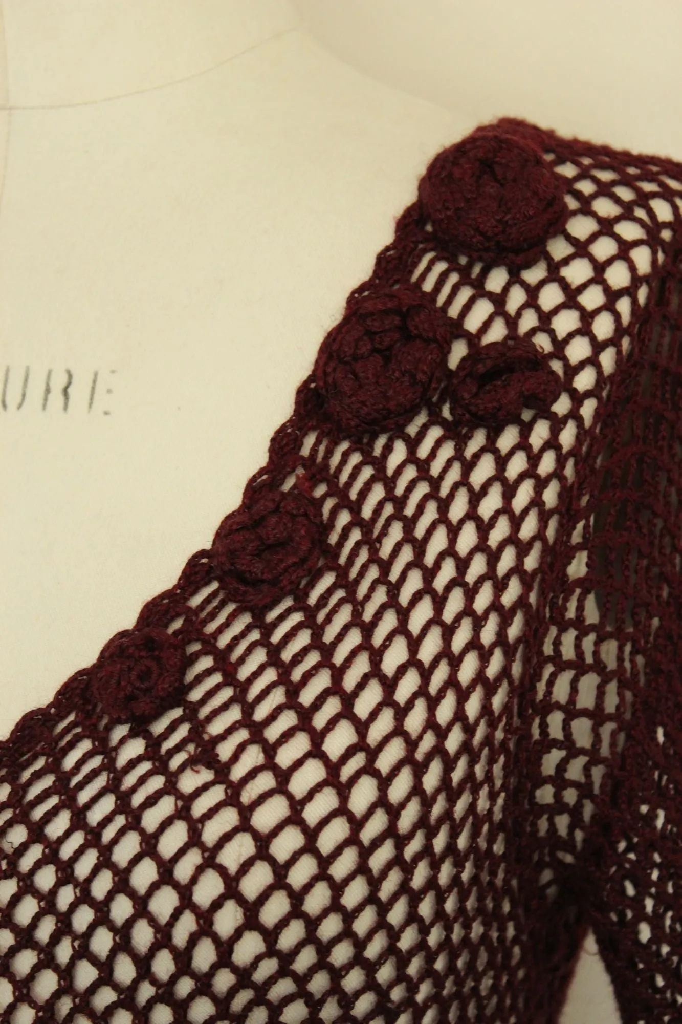 Womens Red Mesh Dress