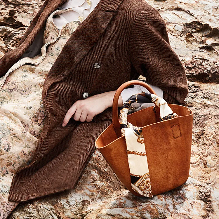 Womens Small Green Leather Bucket Bag Designer Crossbody Bags Purse for Women