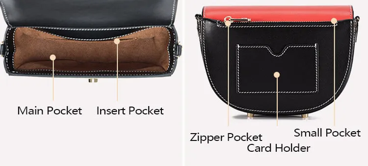 Womens Small Over The Shoulder Purse Genuine Leather Crossbody Bags